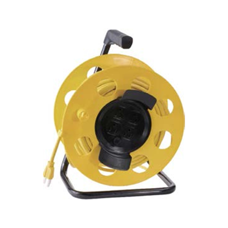 LA057E/F/G 100Ft Cord Reel with 4 Outlet and Breaker Cord Reel