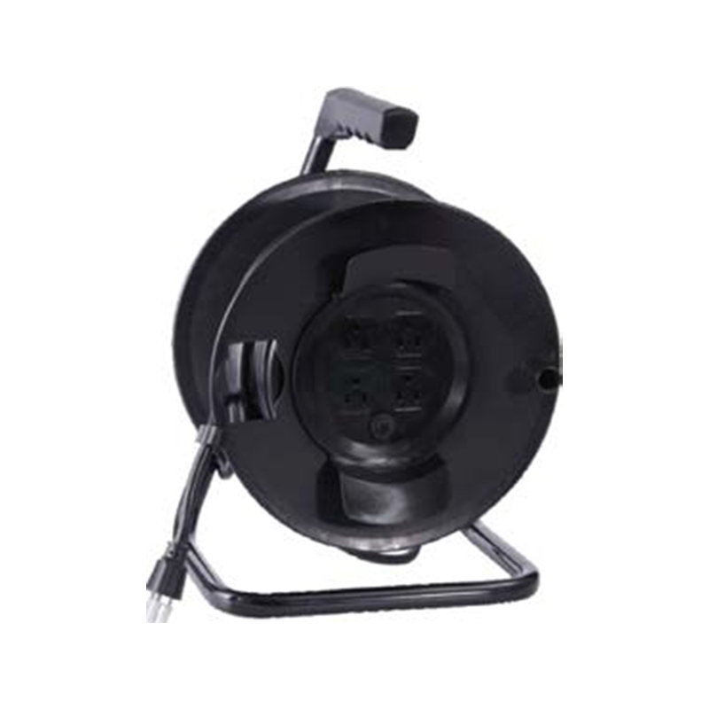 LA057A/B/C 50Ft Cord Reel with 4 Outlet and Breaker Cord Reel