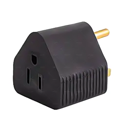 LA054E TT-30P Male To 5-15R Female 30 Amp To 15 Amp Heavy Duty RV Plug Adapter