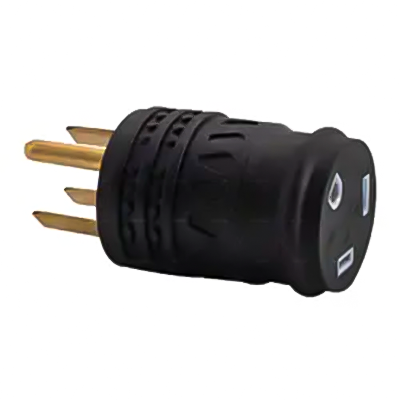 LA054L 14-50P Male To TT-30R Female 50 Amp to 30 Amp Heavy Duty RV Plug Adapter