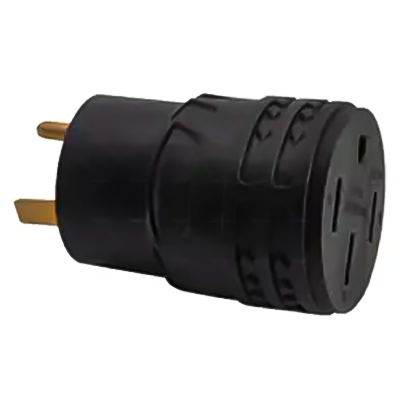 LA054M TT-30P Male To 14-50R Female 30 Amp To 50 Amp Heavy Duty RV Plug Adapter