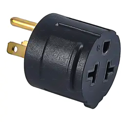 LA055J NEMA 5-15P To 5-15/20R, 6-15/20R T-Blade Female Adapter Four In One 15 Amp Household AC Plug To 20 Amp T Blade Adapter