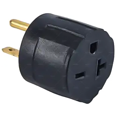 LA055K NEMA 6-15P To 6-20R Single T-Blade Female Adapter 15 Amp Household AC Plug To 20 Amp T Blade Adapter