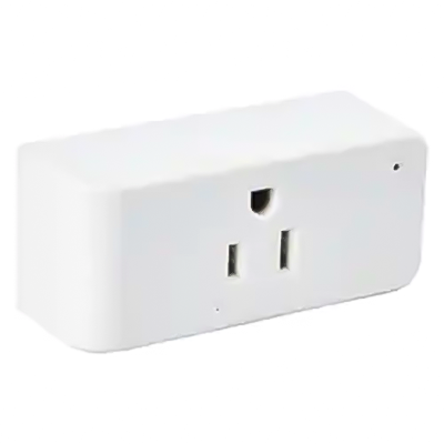 LCU01W Smart Plug For Smart Home - Works With Alexa and Google Home, Wi-Fi Outlet With Remote Control And Timer, 15A, No Hub Required