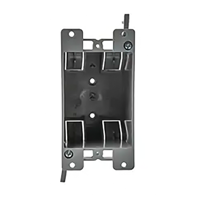 P004 American 14 Cu.In. One-Gang Old Work Switch/Outlet Box With Mounting Ears And Swing Clamps 2-3/4