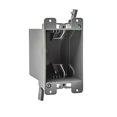 P005 American 20 Cu.In. One-Gang Old Work Switch/Outlet Box With Mounting Ears And Swing Bracket 3-5/8