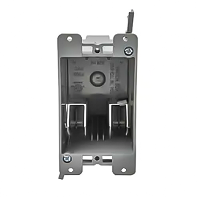 P005 American 20 Cu.In. One-Gang Old Work Switch/Outlet Box With Mounting Ears And Swing Bracket 3-5/8