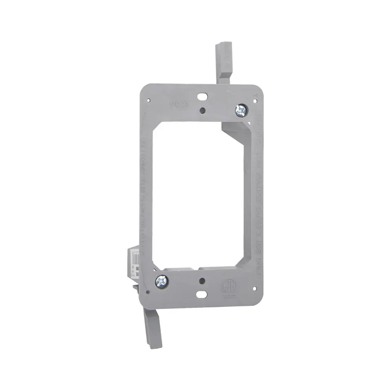 P021 American One-Gang Old Work Backless Bracket With Swing Clamps 1.66