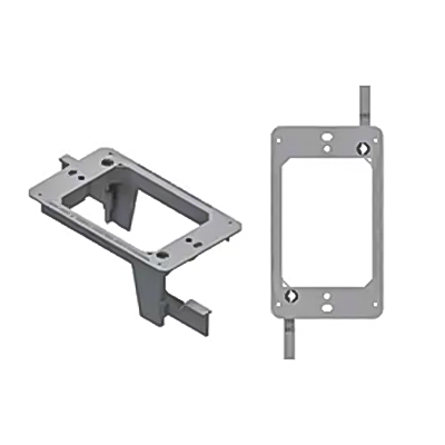 P021 American One-Gang Old Work Backless Bracket With Swing Clamps 1.66