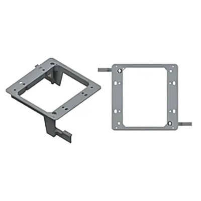 P041 American Two-Gang Old Work Backless Bracket With Swing Clamps 1.75