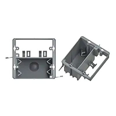 P045 American 18 Cu.In. Two-Gang Old Work Dual-Voltage Box 3